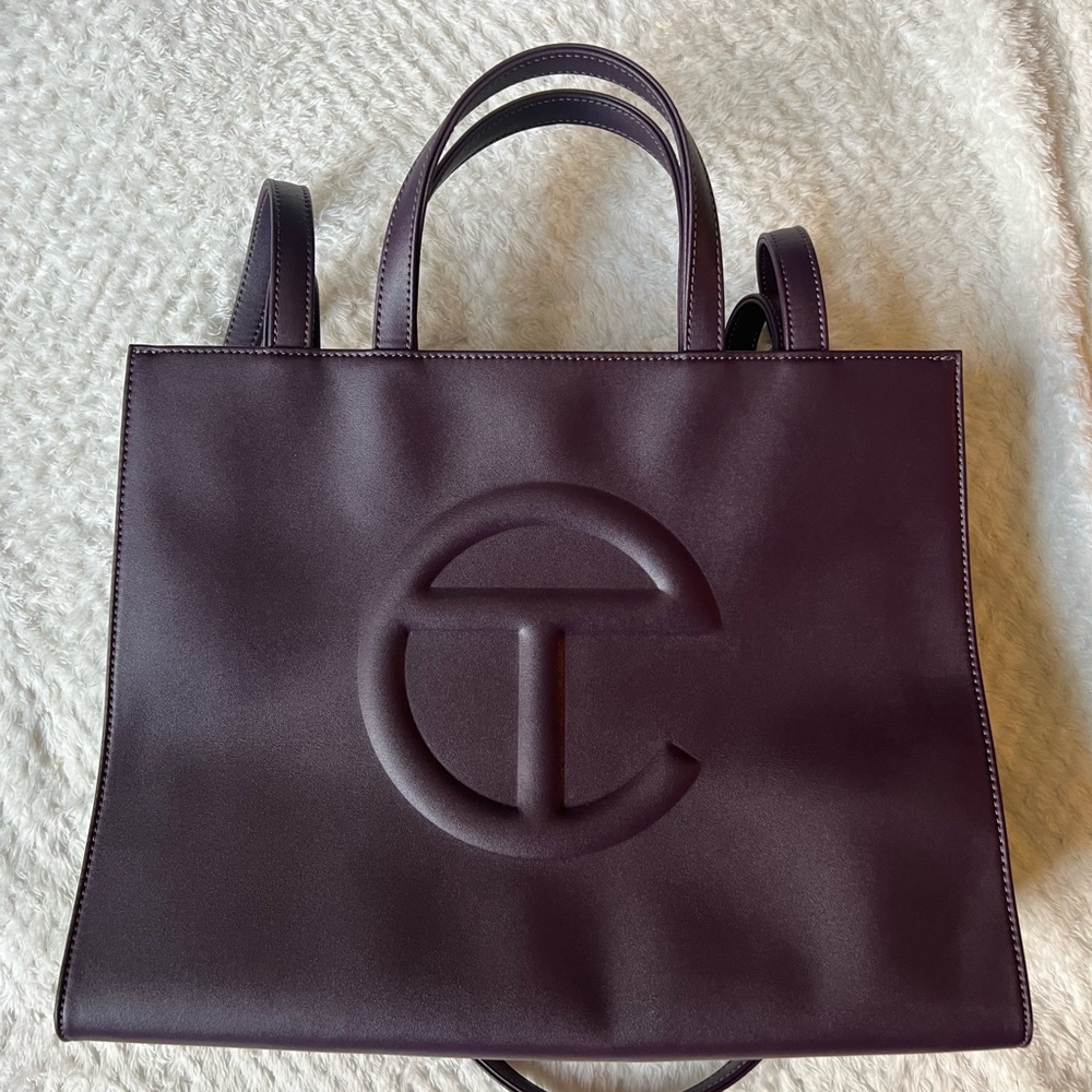 Medium Telfar purple bag - brand new, never used!
